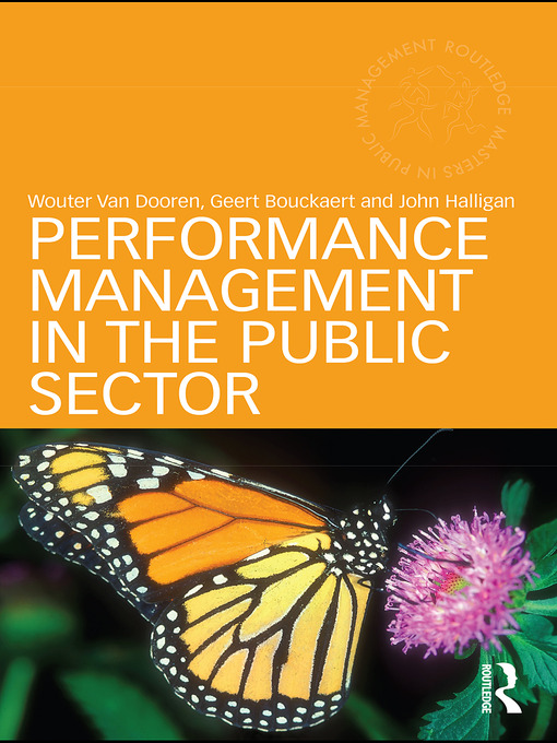 Title details for Performance Management in the Public Sector by Wouter Van Dooren - Available
